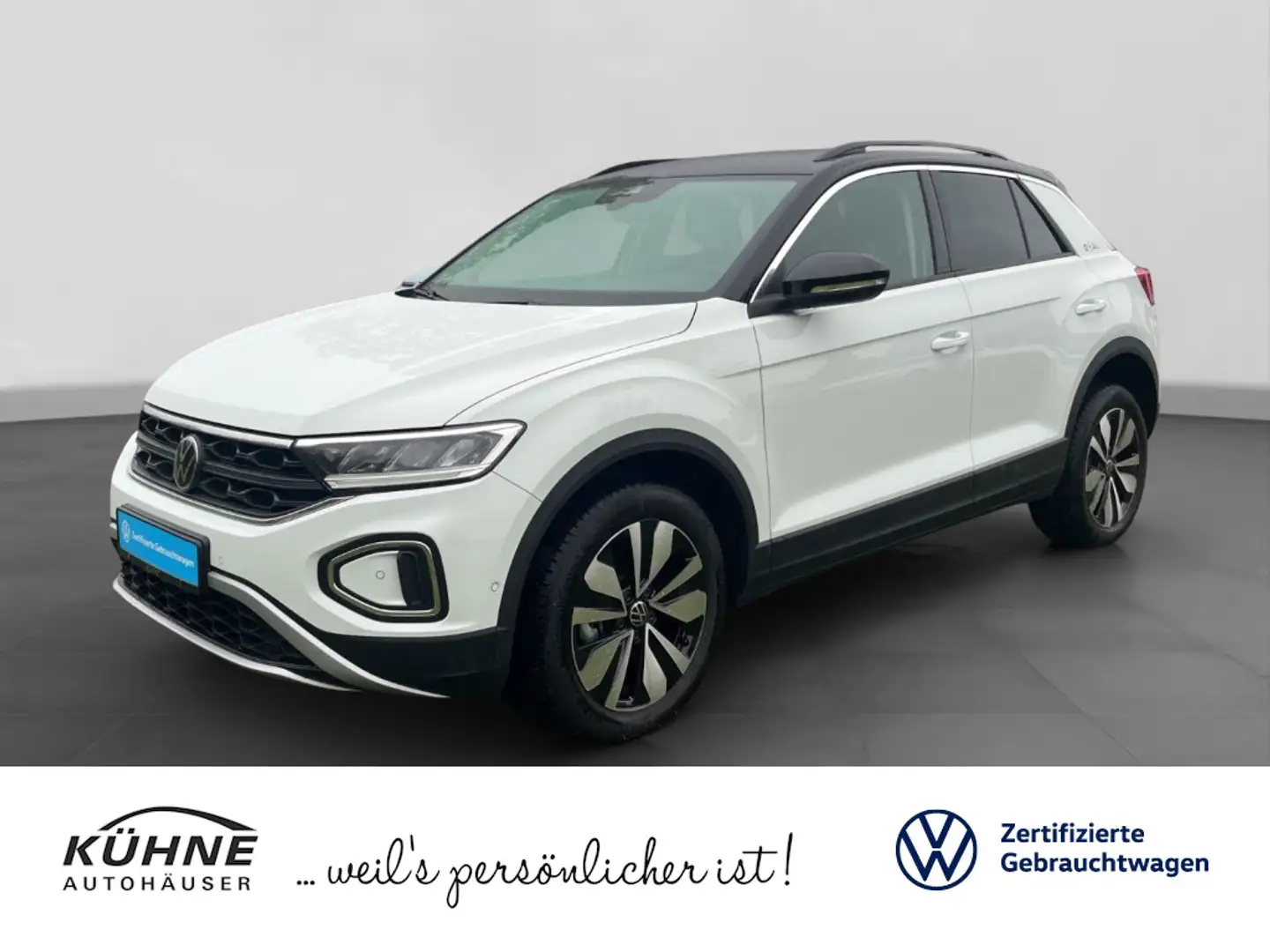 Volkswagen T-Roc T-ROC GOAL 1.0 TSI | AHK LED DAB ACC APP-CONNECT Weiß - 1