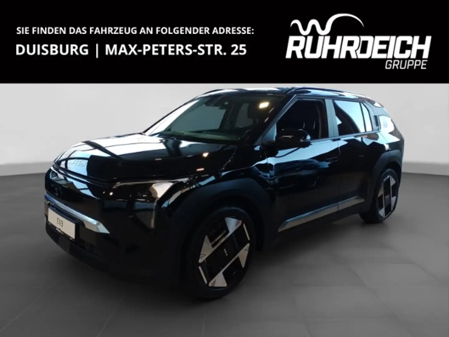 Kia EV3 58,3 KWH EARTH WIC UPG DWP NAVI KLIMA SHZ HUD Lede Czarny - 1