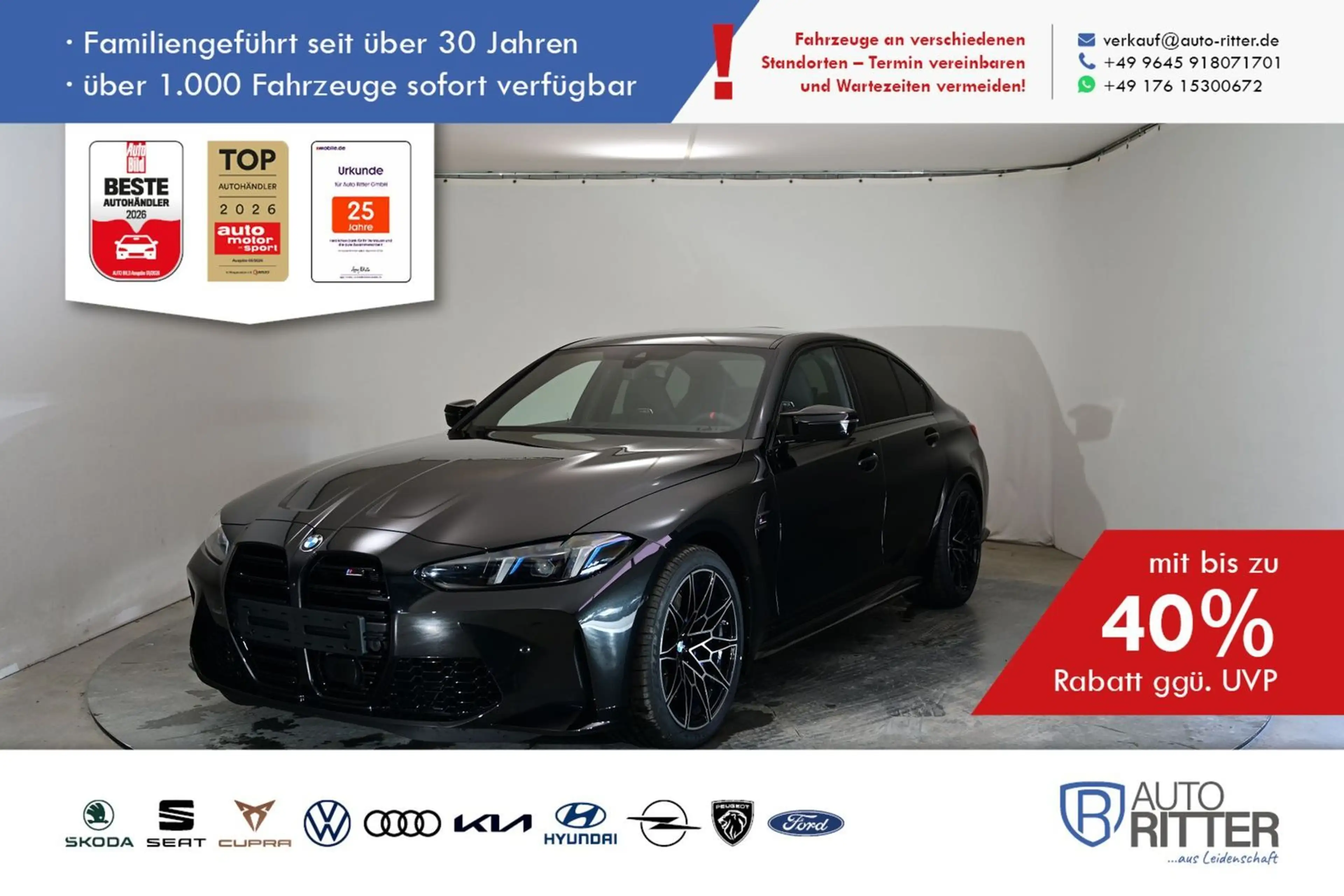 BMW M3 Competition HuD|RFK|Matrix|LED|Navi|360°|C...