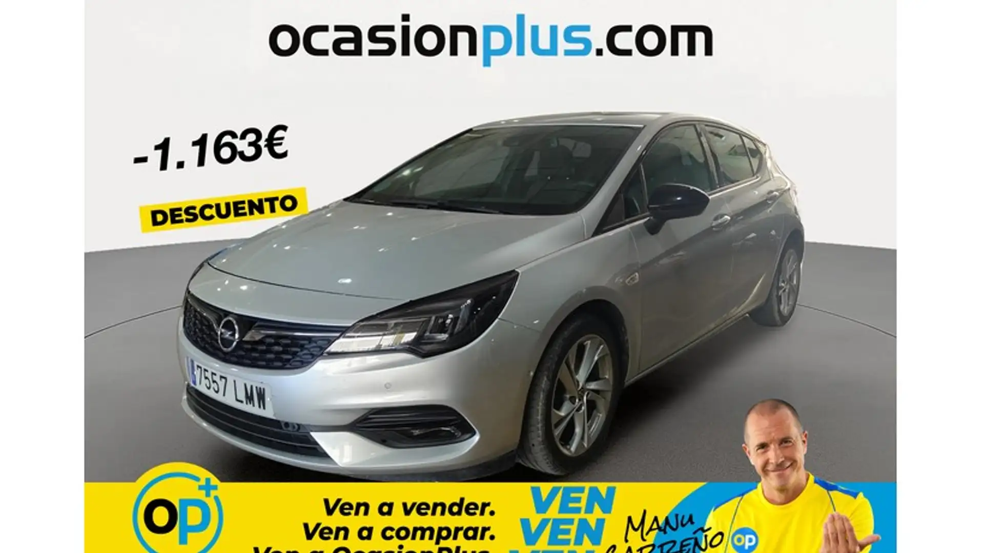Opel Astra 1.2T S/S GS Line 110 Plateado - 1