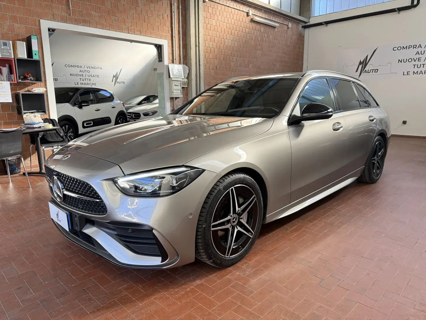Mercedes-Benz C 220 SW d mhev Premium Plus auto+km certificati Gris - 1