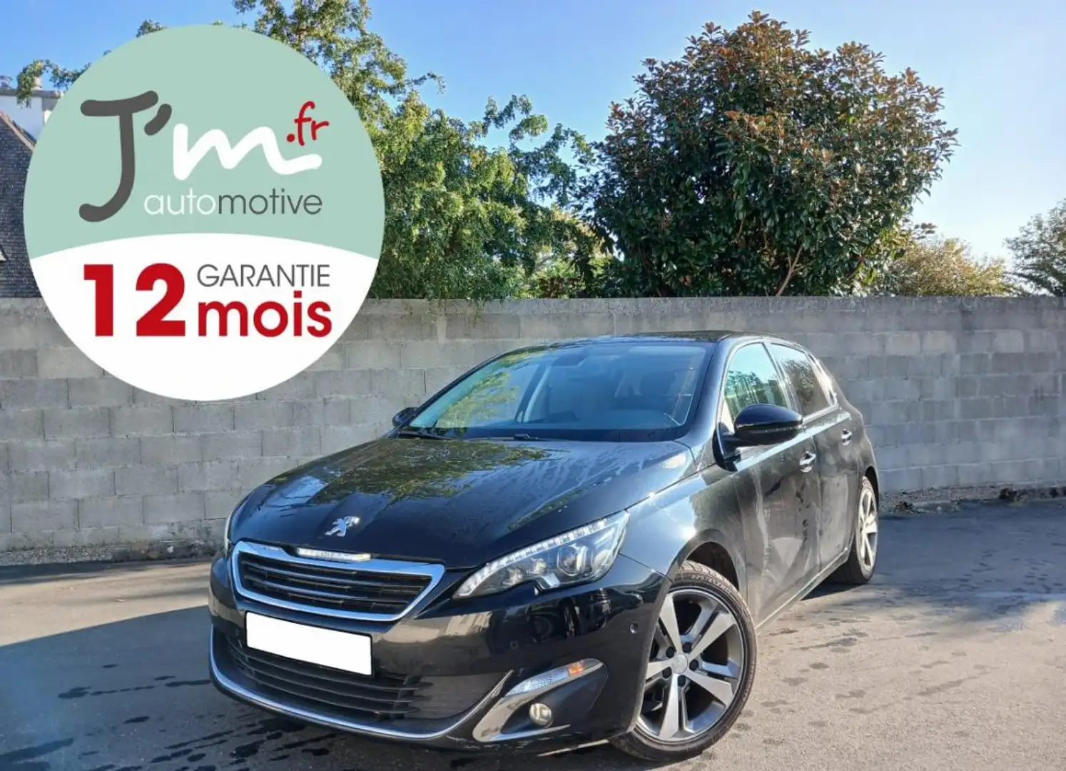 Peugeot 308 II 1.6 BlueHDI 120 Féline Noir - 1