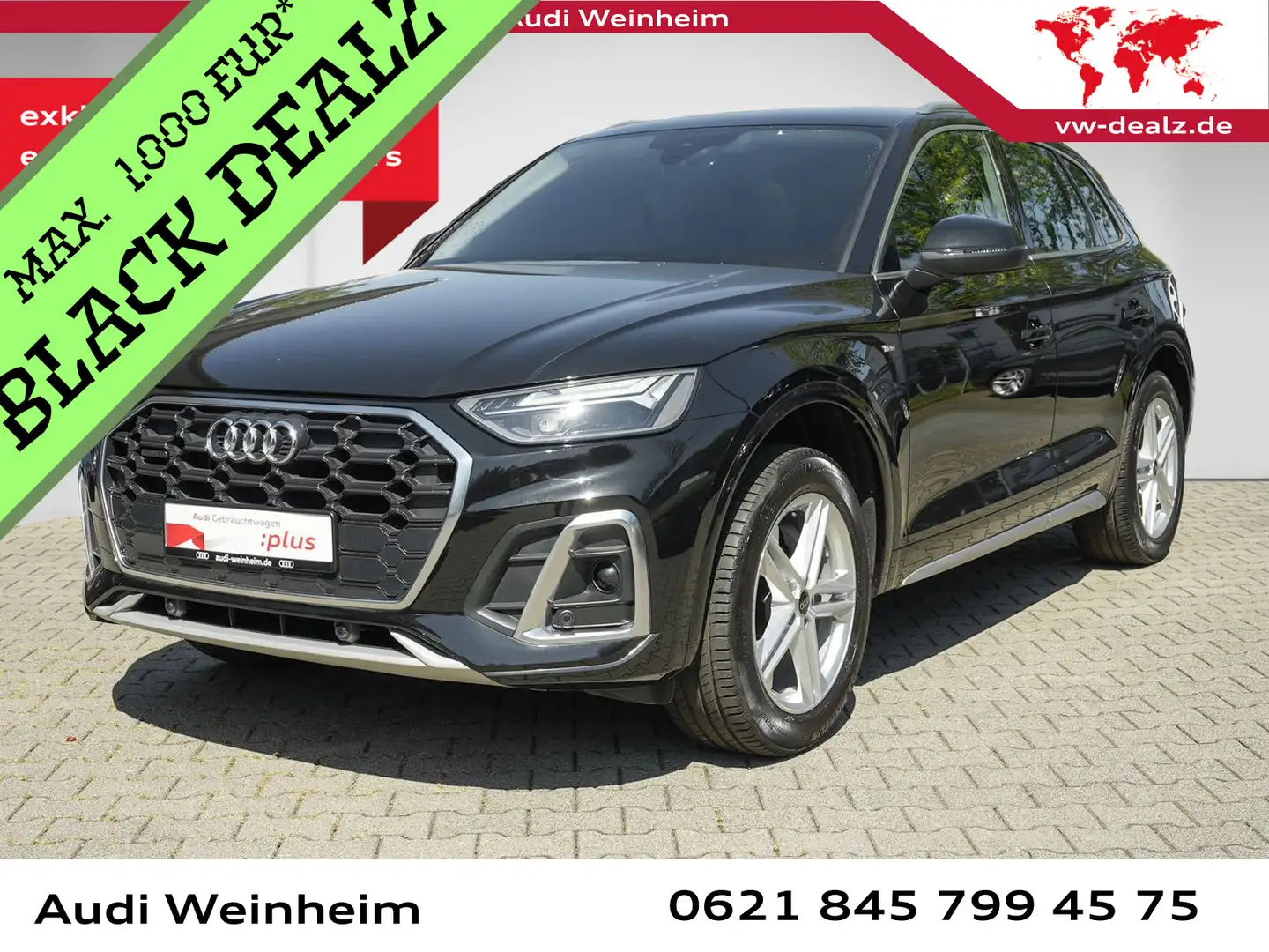 Audi Q5 40 TDI quattro S-Line LED Kamera Navi S-troni Schwarz - 1