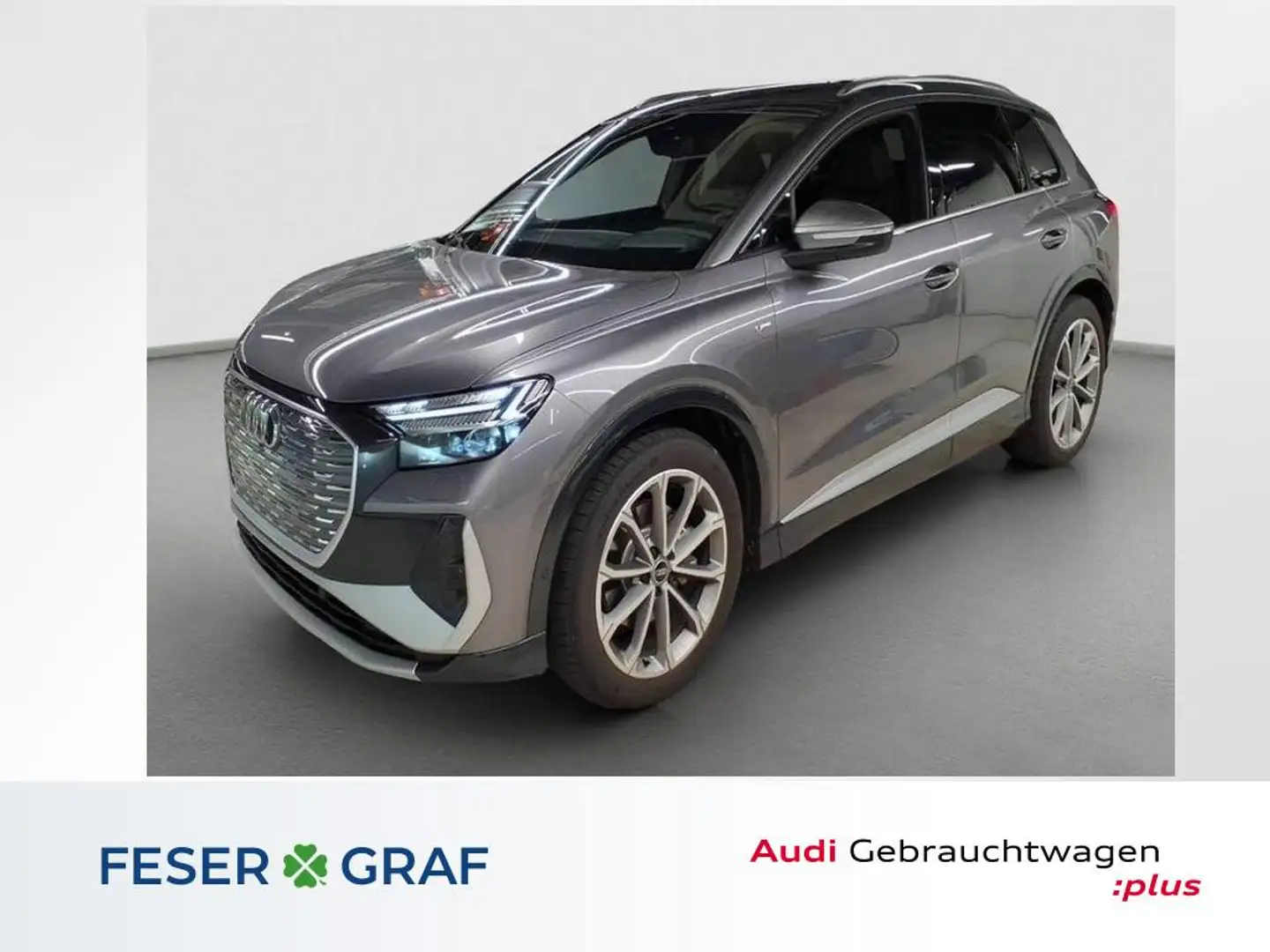 Audi Q4 e-tron S line 35 e-tron Pano./ Wärmepumpe/ AHK Gris - 1