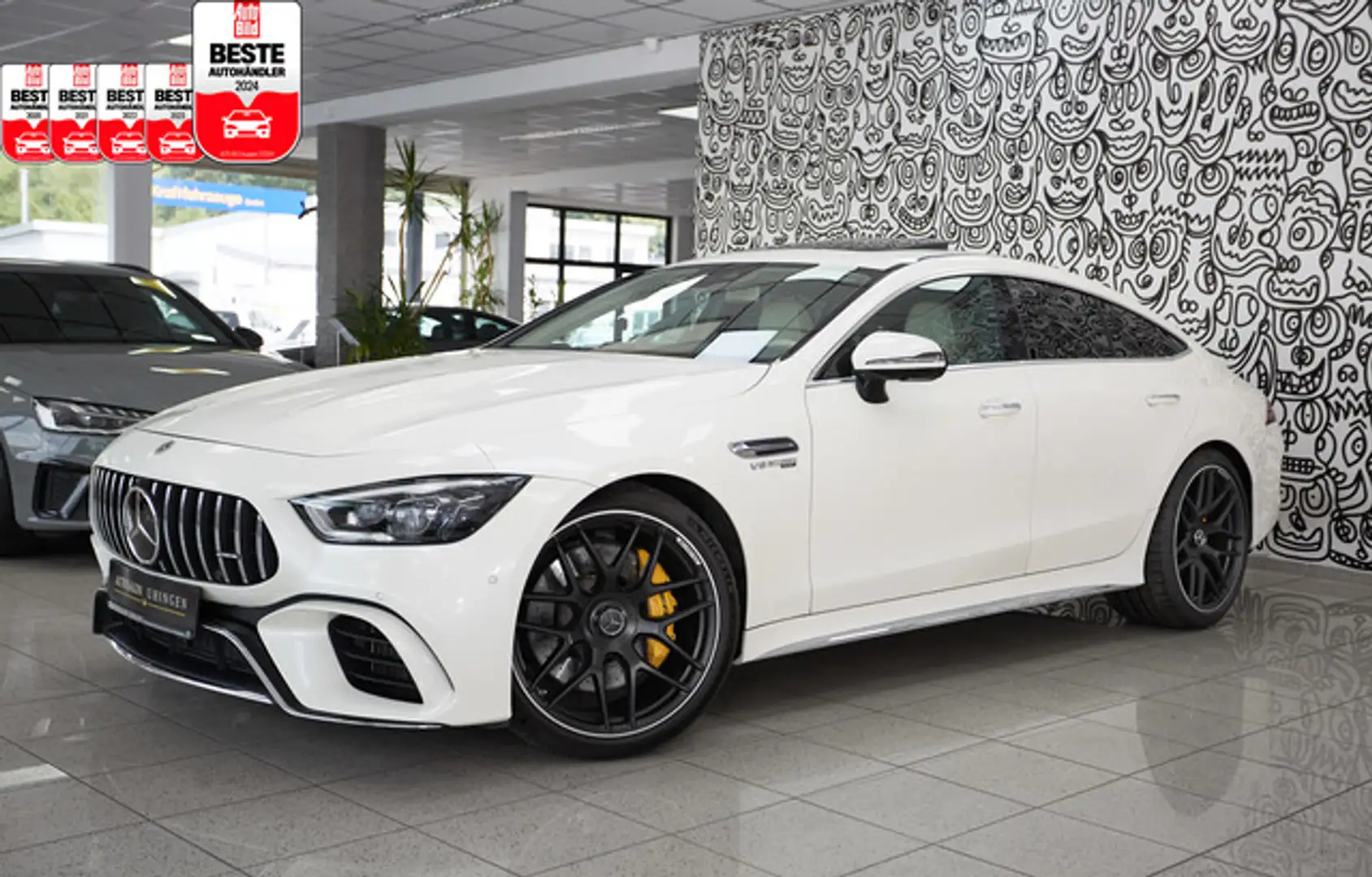 Mercedes-Benz AMG GT S 63 4-M+*PERFORMANCE*DESIGNO*ALLRADLENK* Blanco - 1