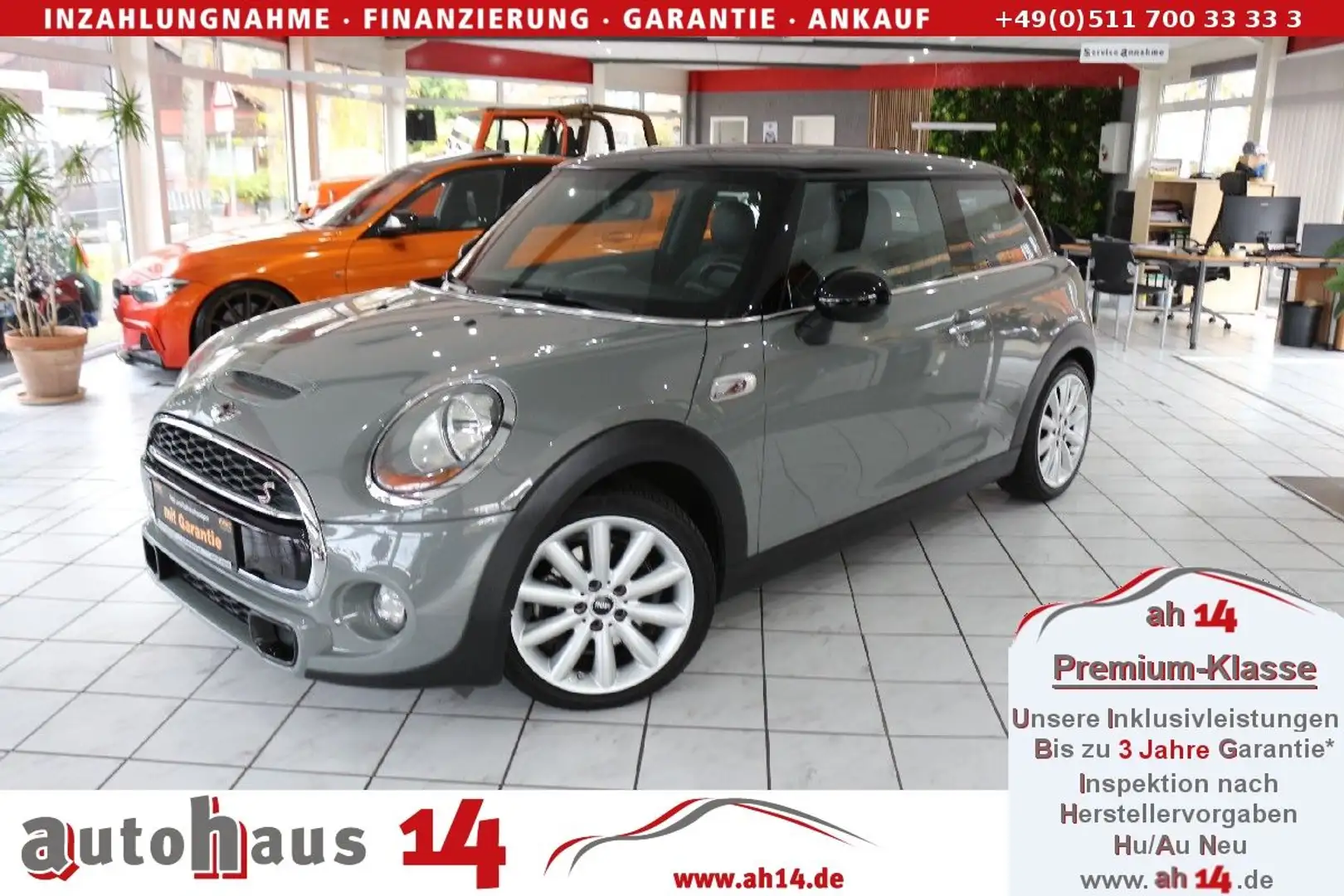 MINI Cooper S - Leder-Sitzheizung-Klima-Garantie-1.H Grau - 1