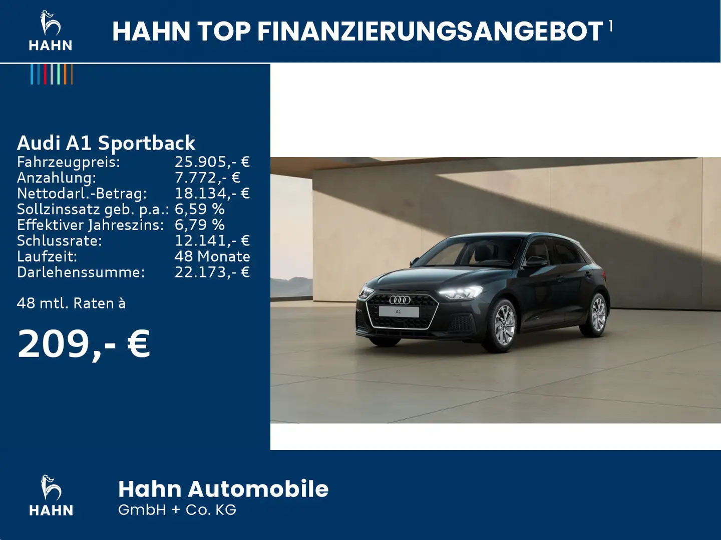 Audi A1 Audi A1 Sportback advanced 25 TFSI 70(95PS) S-tr Nero - 2