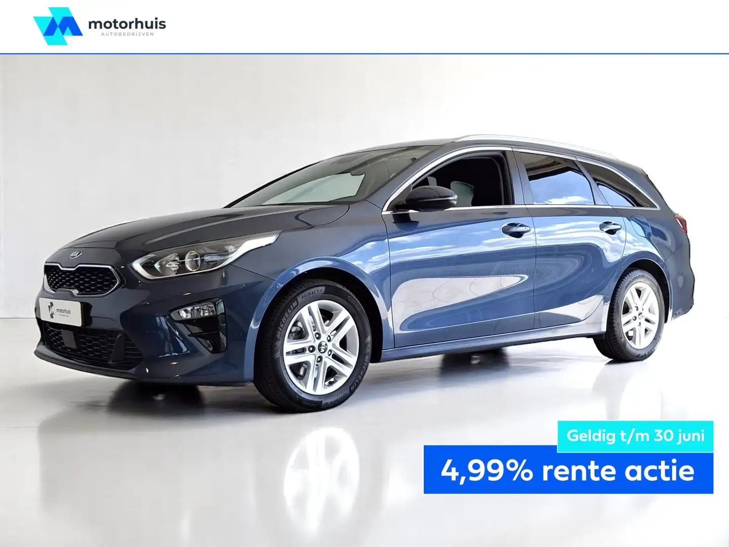Kia Ceed SW / cee'd SW 1.0 T-GDi 120pk DynamicPlusLine Bleu - 1