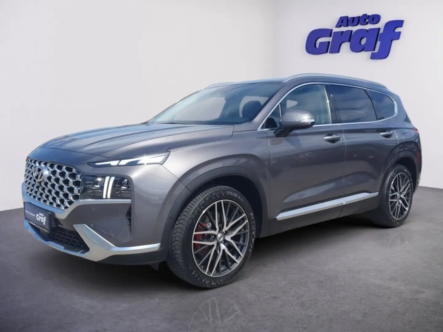 Hyundai SANTA FE 2,2 CRDi 4WD Prestige Line DCT Aut. Grau - 1