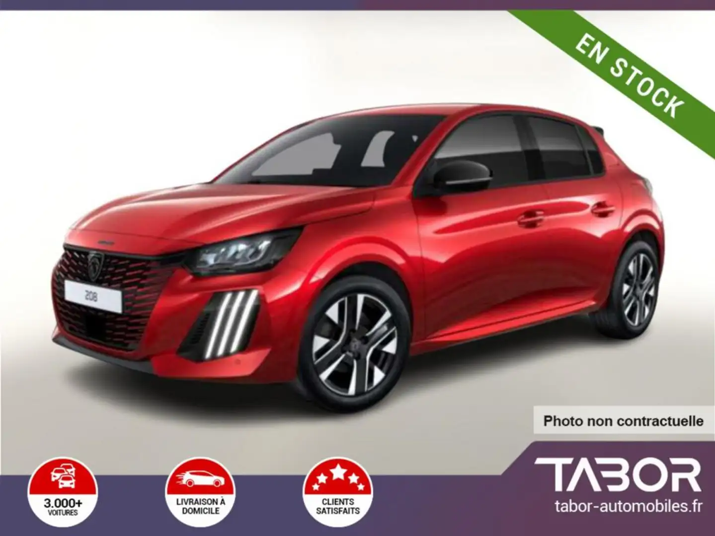 Peugeot 208 MHEV 110 Allure ACC LED 180° Reg. Rouge - 1