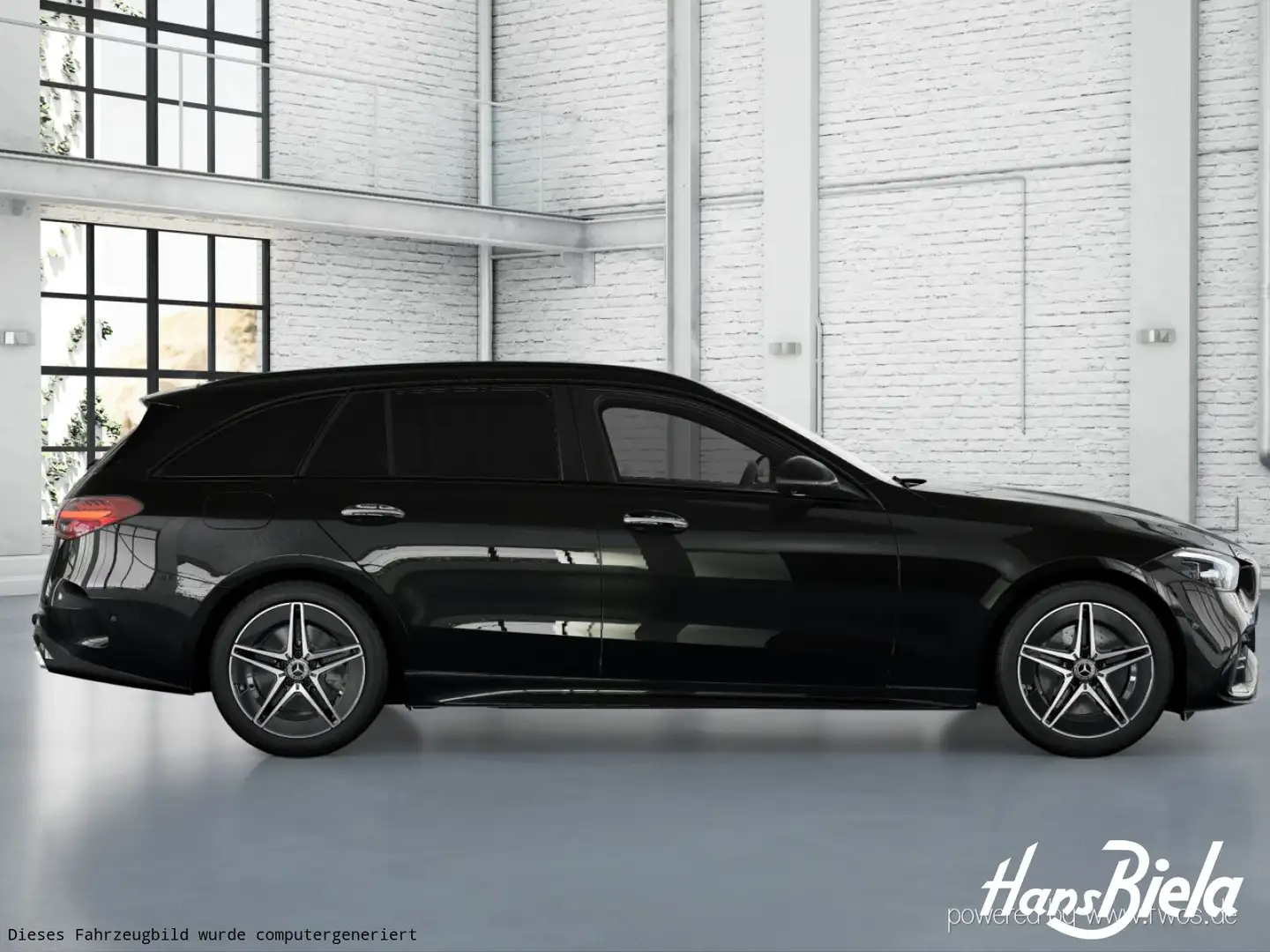 Mercedes-Benz C 300 C 300 e T AMG/Night/Pano/Bur/Digl/Dis/360/AHK PSD Schwarz - 2
