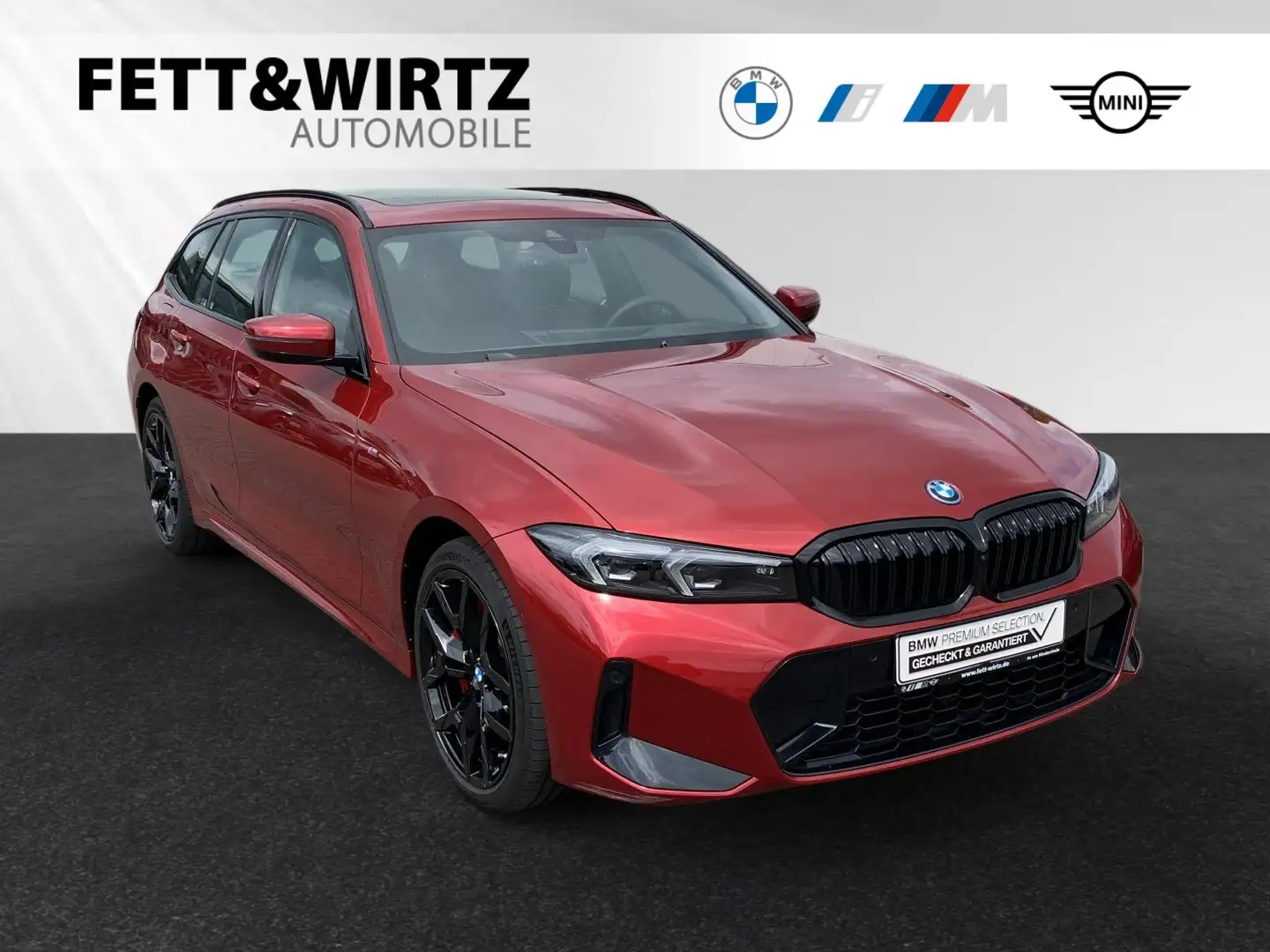 BMW 330 e xDrive Touring Lr. 495,- br. o.Anz. 27Mon/5`Km p Rot - 1