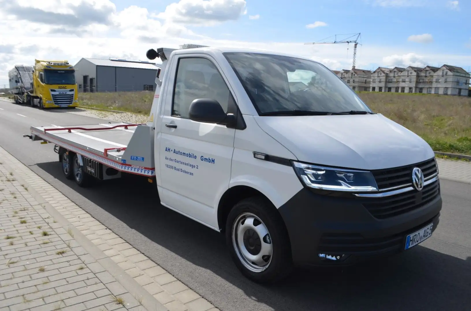 Volkswagen T6 Transporter T6.1 Pritsche Tieflader Lang FWD ABSCHLEPPWAGEN Білий - 2