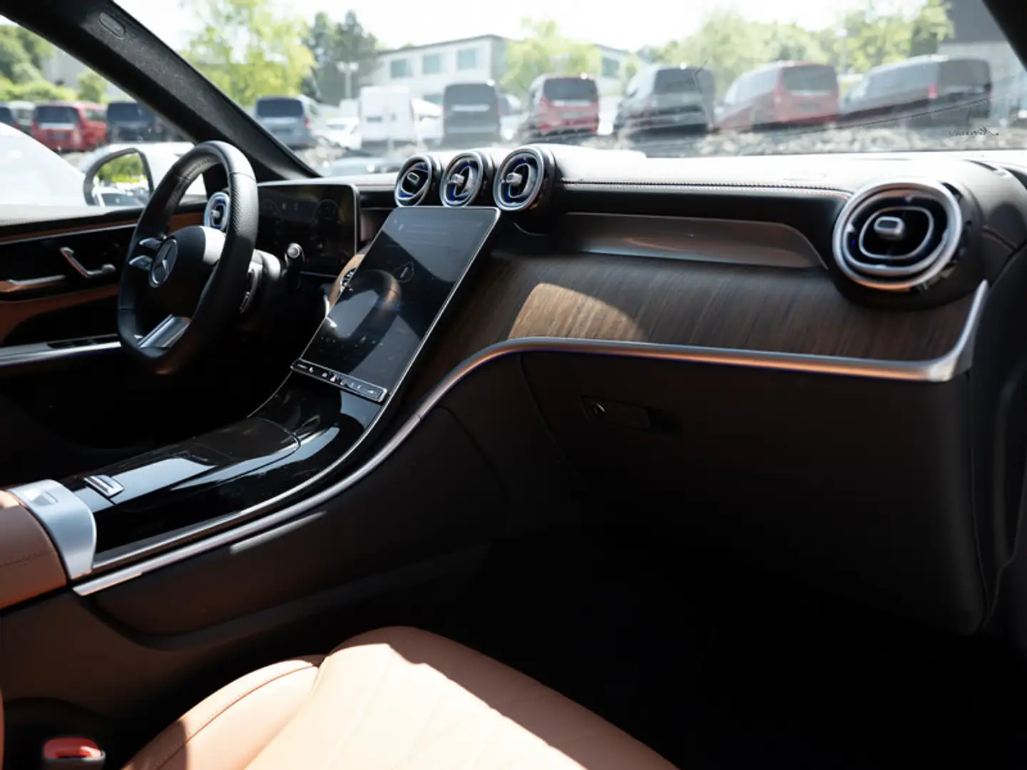 Mercedes-Benz GLC 300 4M AMG-Sport/DIGITAL/360/Pano/AHK/Leder Weiß - 2