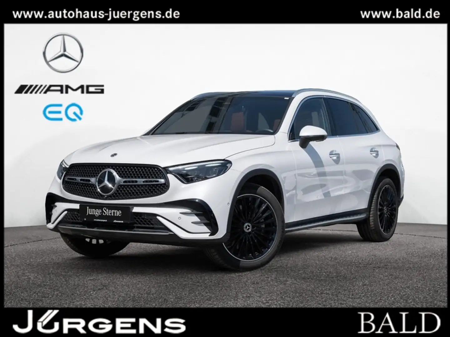 Mercedes-Benz GLC 300 4M AMG-Sport/DIGITAL/360/Pano/AHK/Leder Weiß - 2