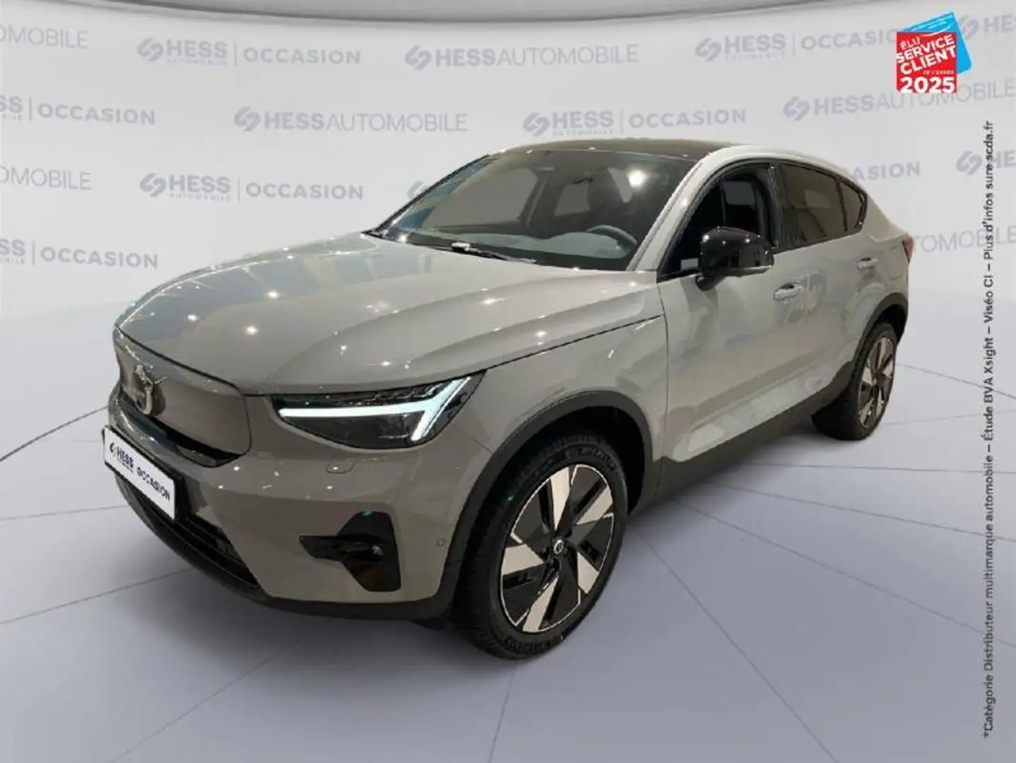 Volvo C40 Recharge Extended Range 252ch Ultimate Gris - 1