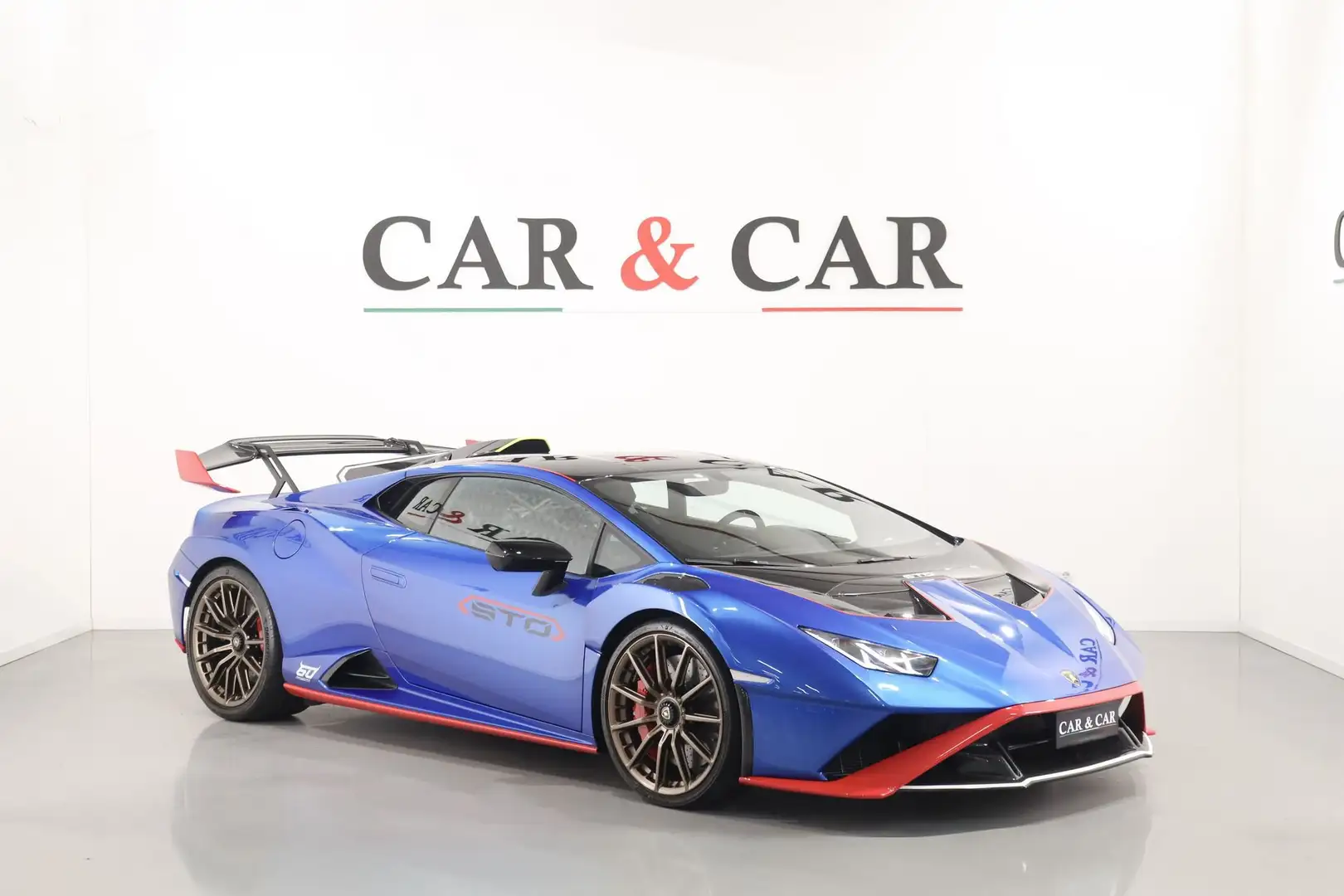 Lamborghini Huracán STO 5.2 V10 Coupé - Scarico Sportivo Akrapovic Blauw - 1