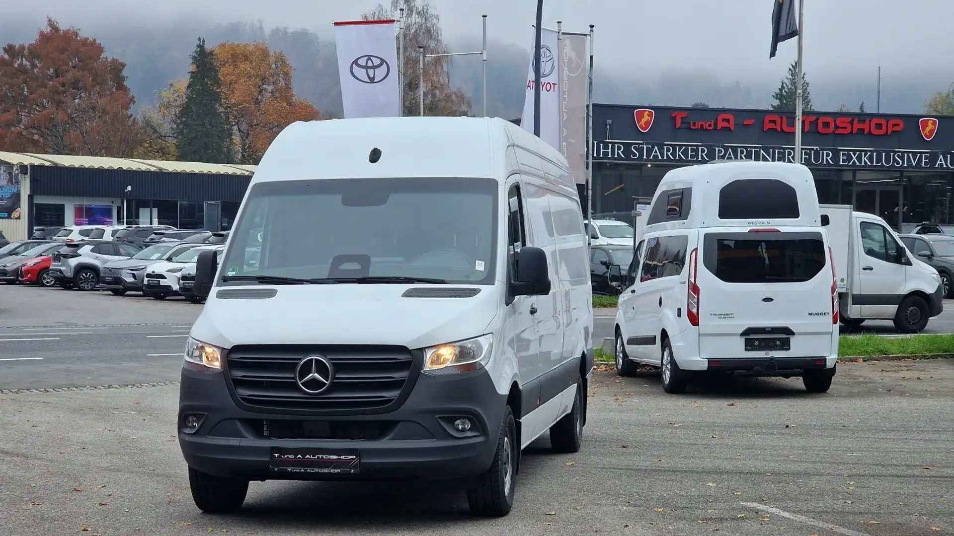 Mercedes-Benz Sprinter L4 H2 Lang Kastenwagen *3-Sitzer*Kamera*T Weiß - 1