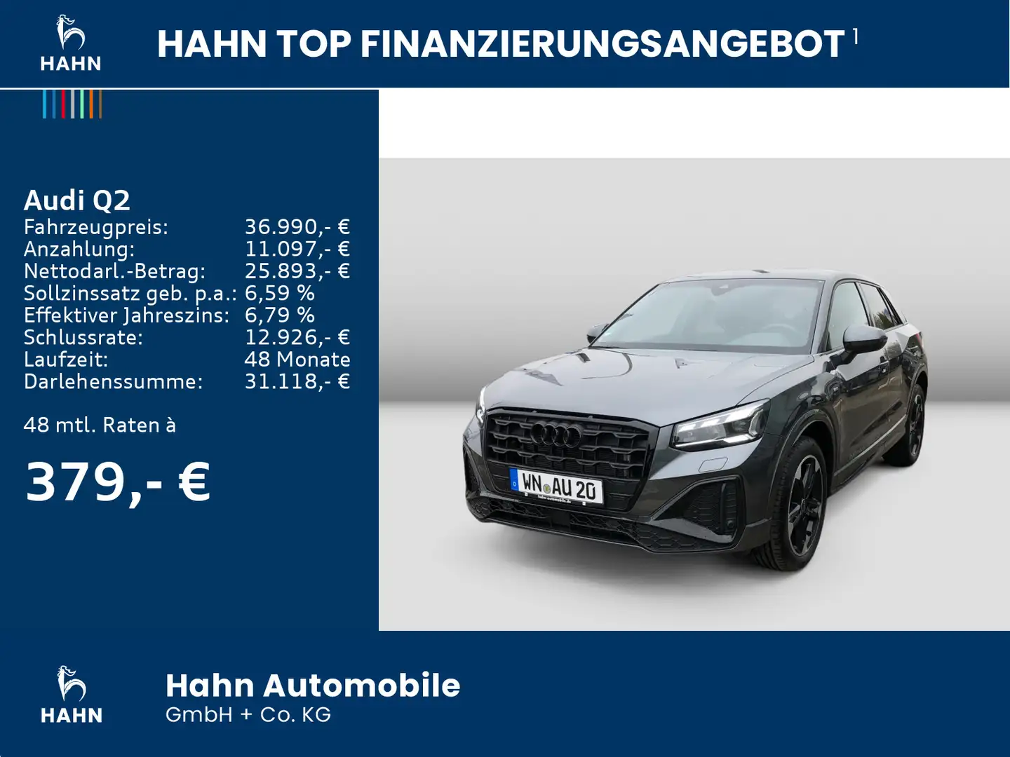 Audi Q2 Audi S line 35 TFSI 110(150) kW(PS) S-Tronic Grau - 2