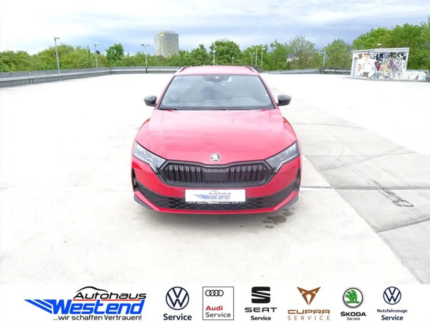 Skoda Octavia Combi Sportline 2.0l TDI 110kW DSG Navi LED Klima Rot - 1