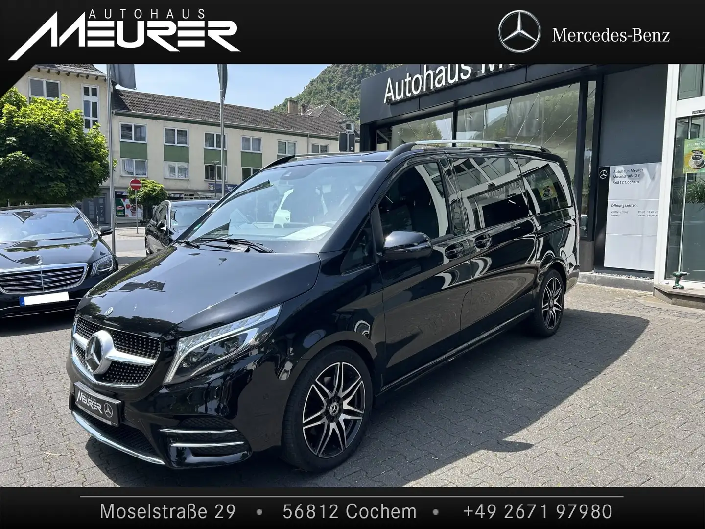 Mercedes-Benz V 250 V 250 d Av.Ed. lang Kd.Auftrag MBUX/Standh./AHK Schwarz - 1