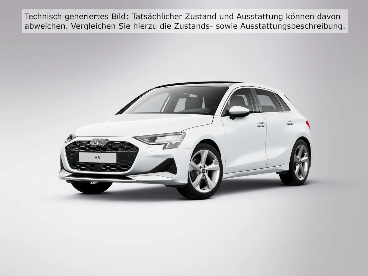 Audi A3 30 1.5 TFSI  advanced Weiß - 2