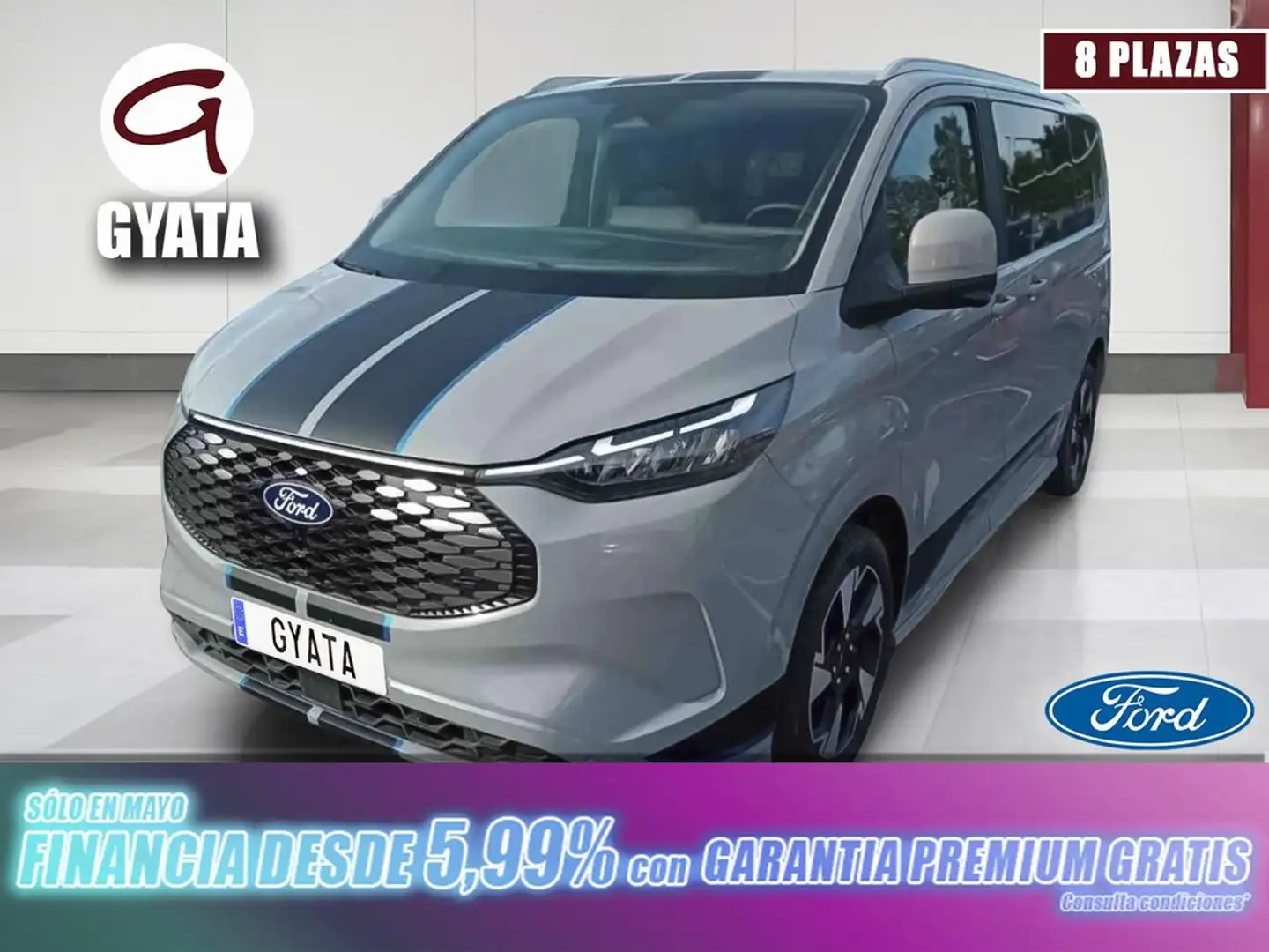 Ford Tourneo Custom E-Grand Titanium X 160kW Gris - 1