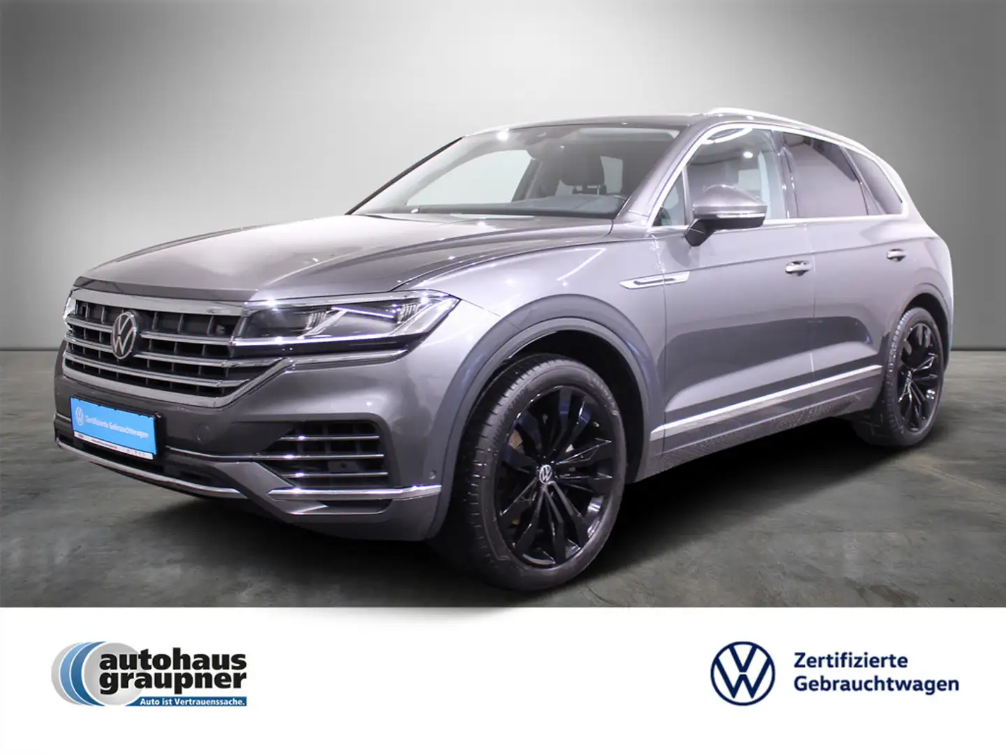 Volkswagen Touareg 3.0 TDI HUD Leder DAB KAMERA HUD LED Šedá - 1