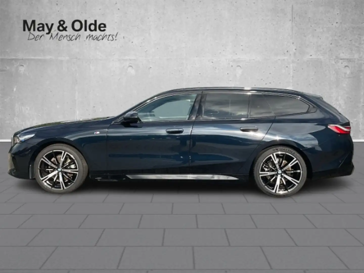 BMW 520 i Touring M Sport AHK Navi HarmanKardon LED SHZ Schwarz - 2