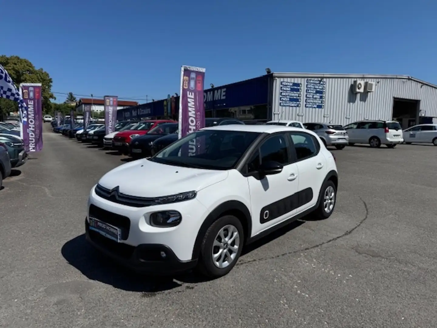 Citroen C3 1.6 BLUEHDI 100CH S\u0026S FEEL BUSINESS Blanc - 1