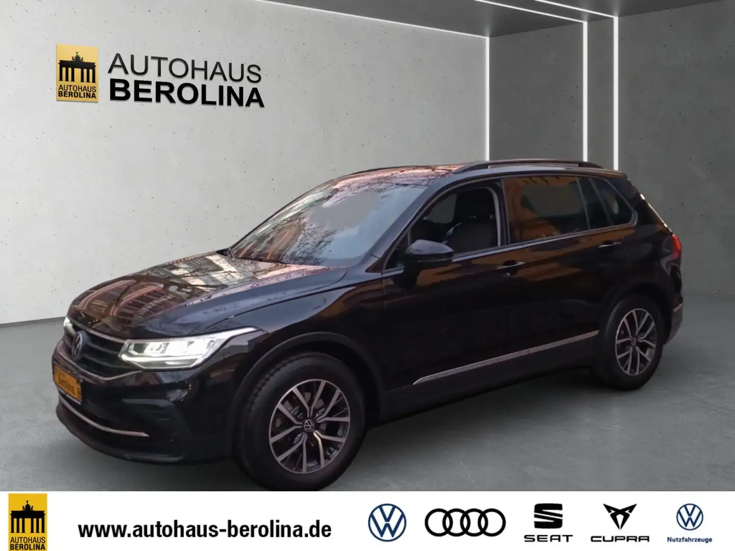 Volkswagen Tiguan 1.5 TSI Life DSG *ACC*NAV*R-CAM*LED*SHZ* Schwarz - 2