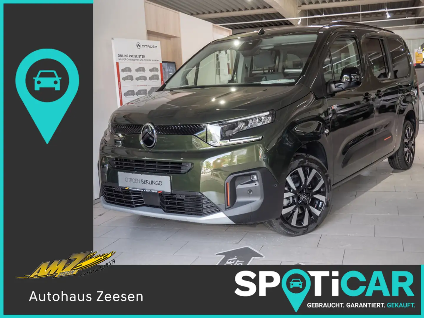 Citroen Berlingo XL BlueHDi 130 Max XTR NAVI PDC AHK Grün - 1