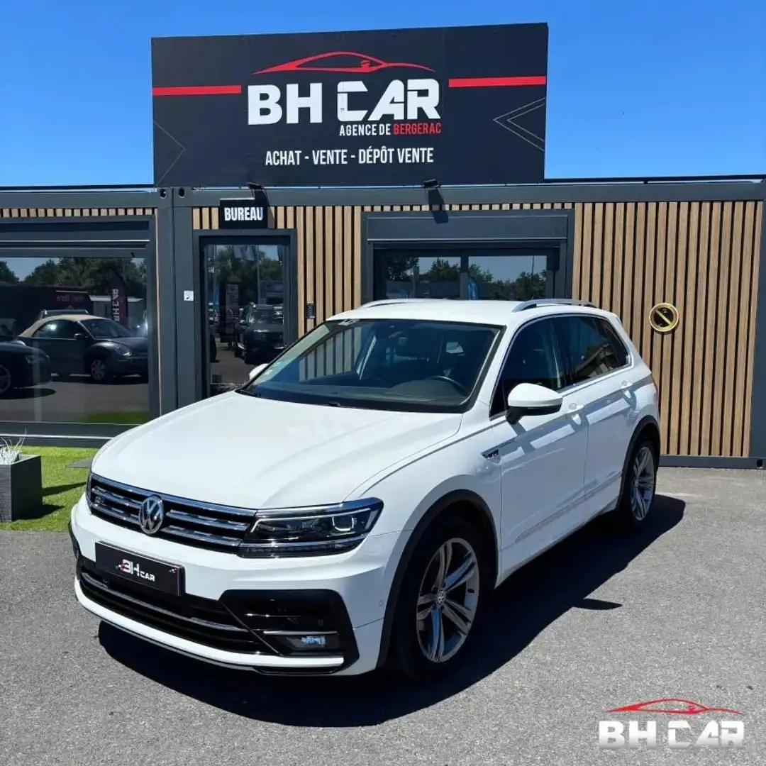 Volkswagen Tiguan 2.0 TDI 150ch R-LINE DSG 7 Carplay Caméra Virtual Bianco - 1
