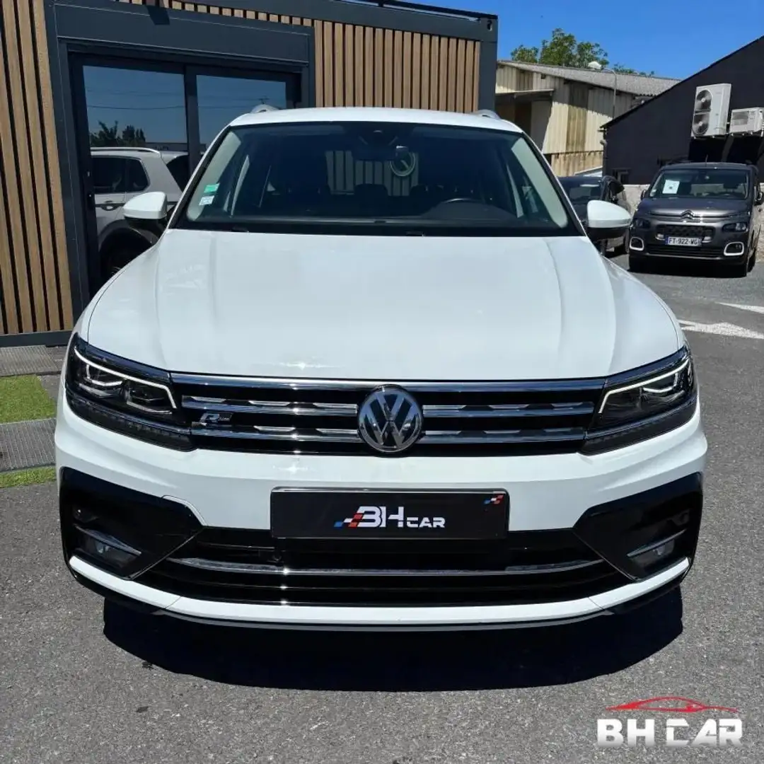 Volkswagen Tiguan 2.0 TDI 150ch R-LINE DSG 7 Carplay Caméra Virtual Bianco - 2