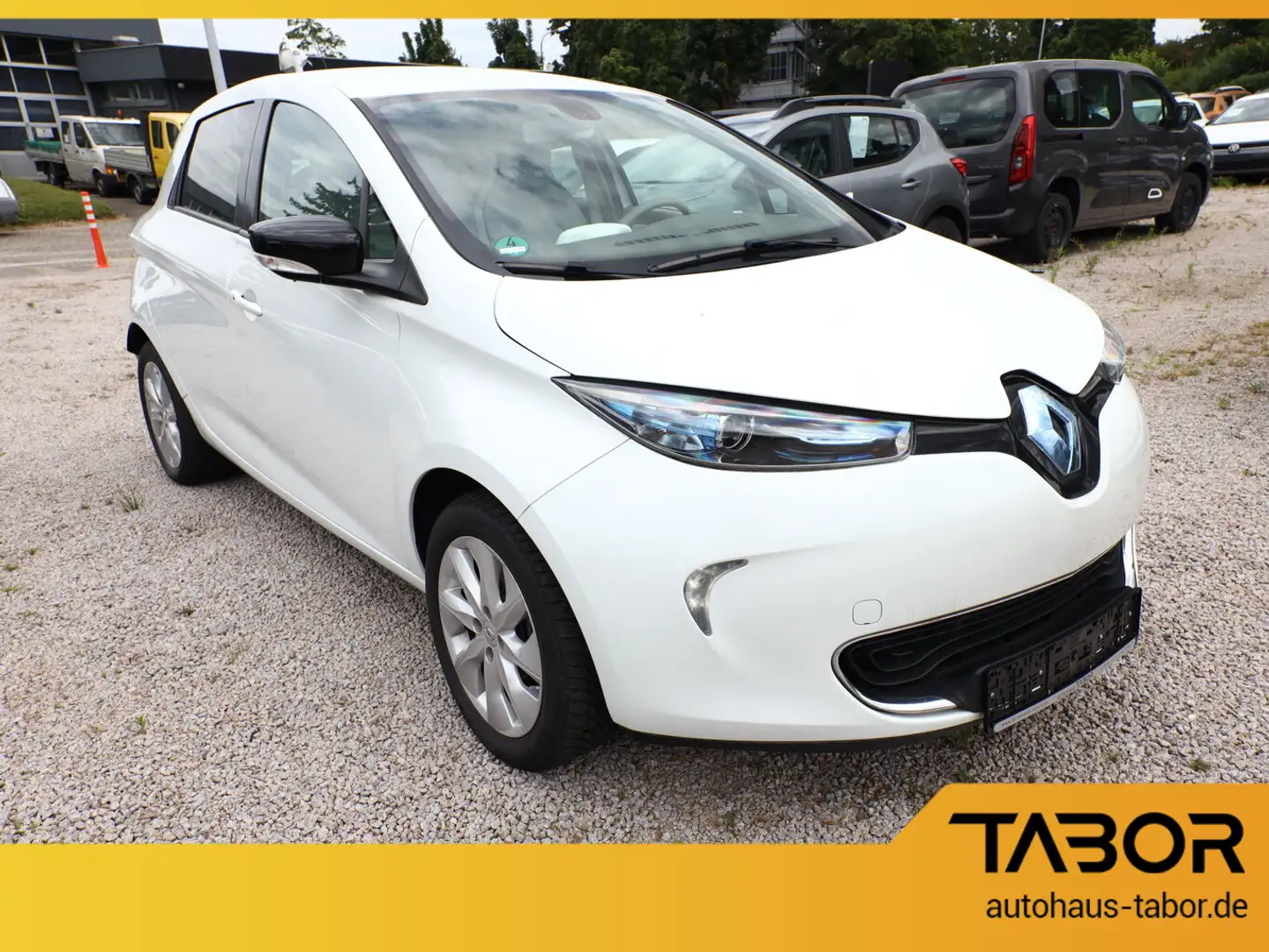 Renault ZOE R240 Zen Miet-Bat. Nav PDC Temp Klimaauto. Weiß - 2