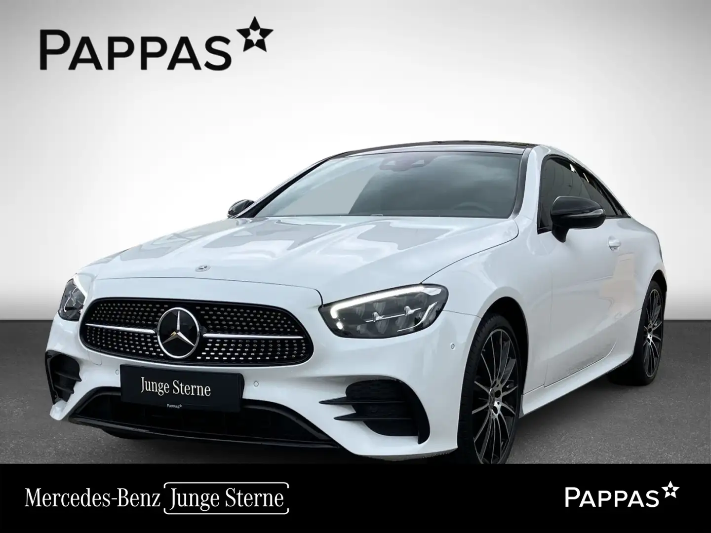 Mercedes-Benz E 300 d 4MATIC Coupé *AMG Line *Panorama Schiebedach *Bu Weiß - 1