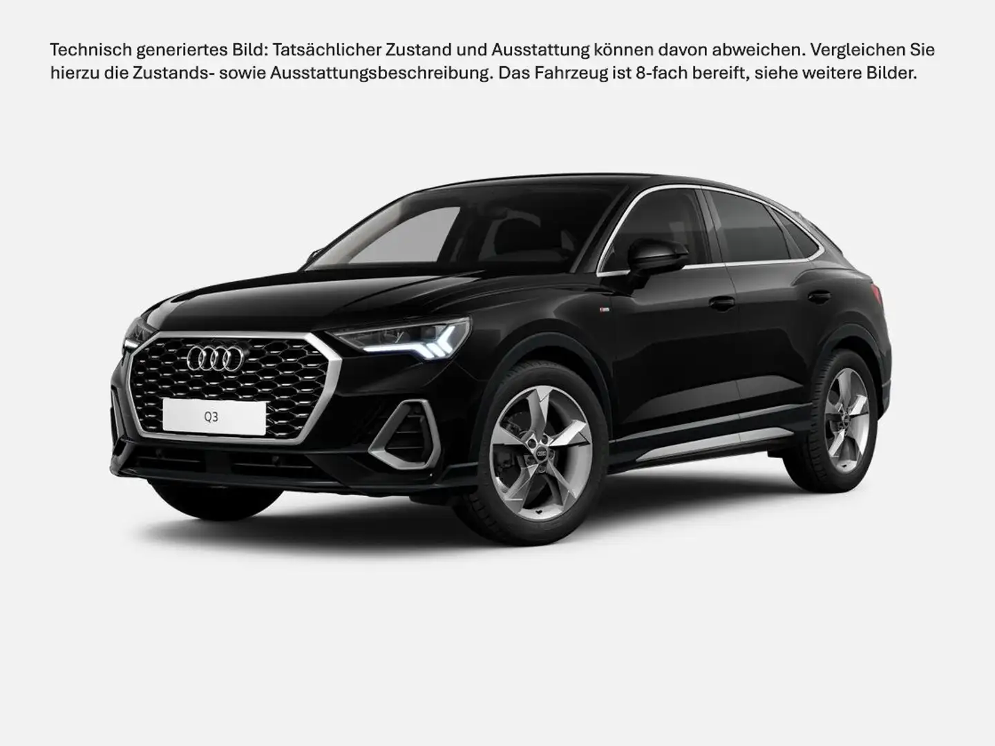 Audi Q3 Sportback 35 TFSI S tronic S line |ACC|FLA|LM Schwarz - 2