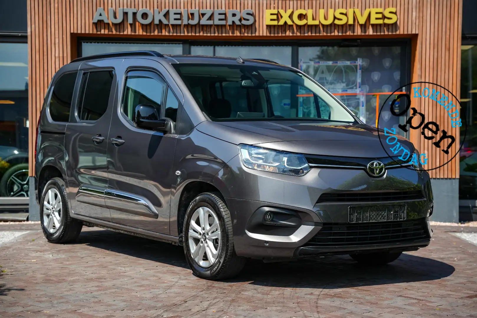 Toyota Proace City Geel Kenteken 5 Persoons Automaat Navi Grijs - 1
