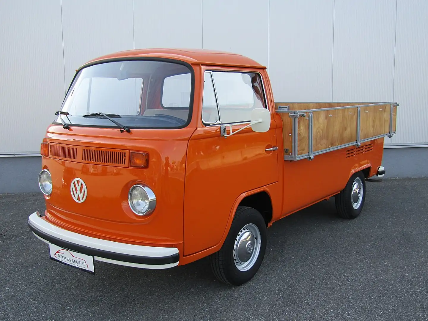 Volkswagen T2 Westfalia Pritsche nur 68.260km TOP!! Orange - 1