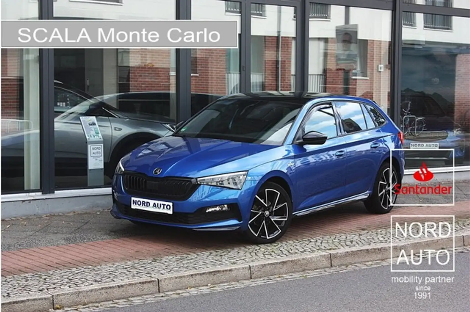 Skoda Scala 1.5 Autom. MONTE CARLO Sport/Navi/Pano/LED Bleu - 1