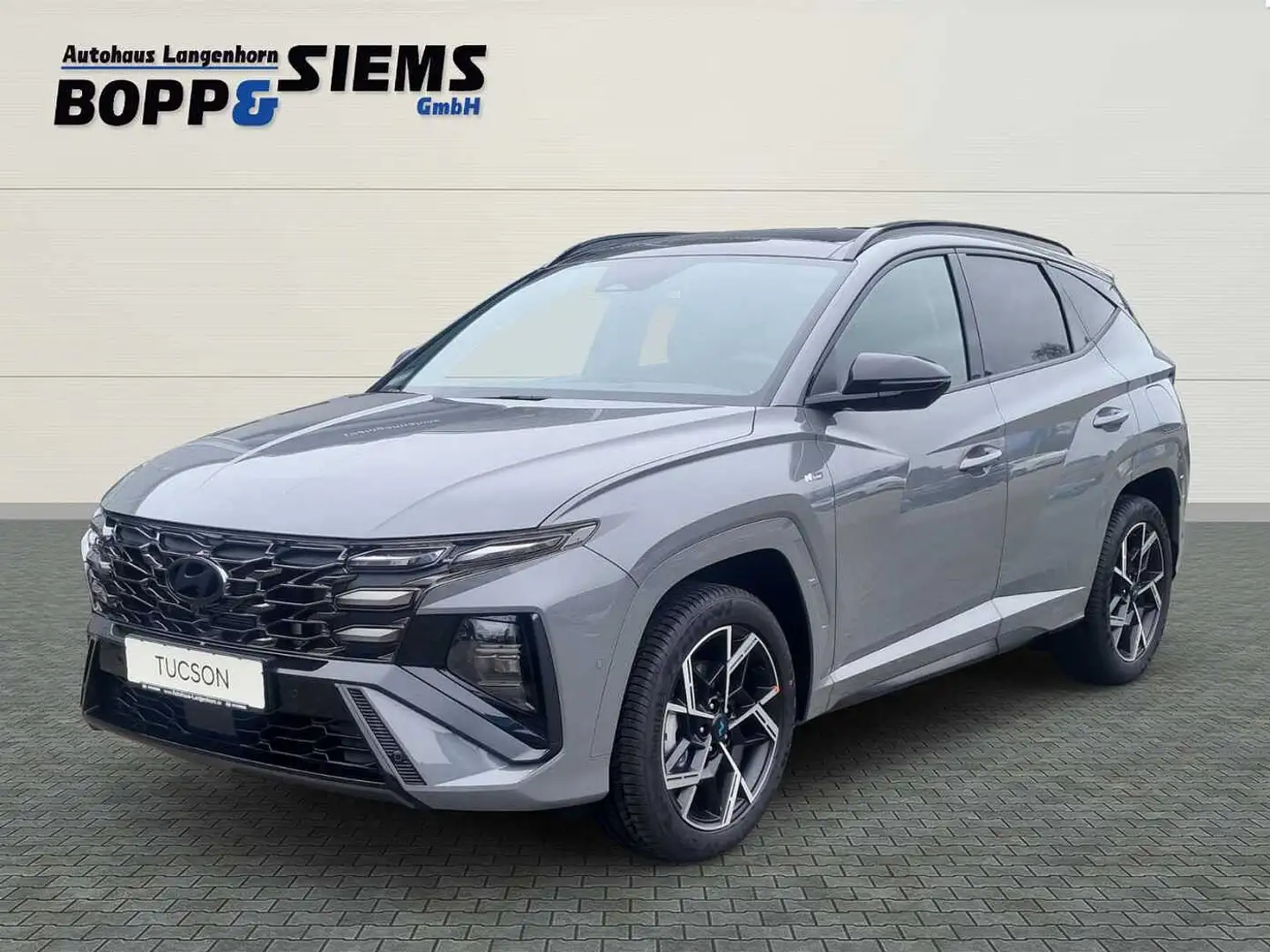 Hyundai TUCSON 1.6 T-GDi DCT 'N-Line' 'Sitz,Pano,Assi' Gris - 1