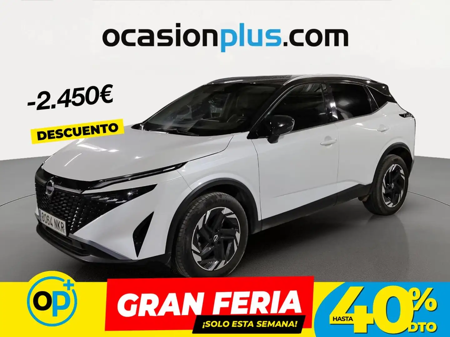 Nissan Qashqai 1.3 DIG-T mHEV 12V N-Connecta 4x2 Aut. 117kW Blanco - 1