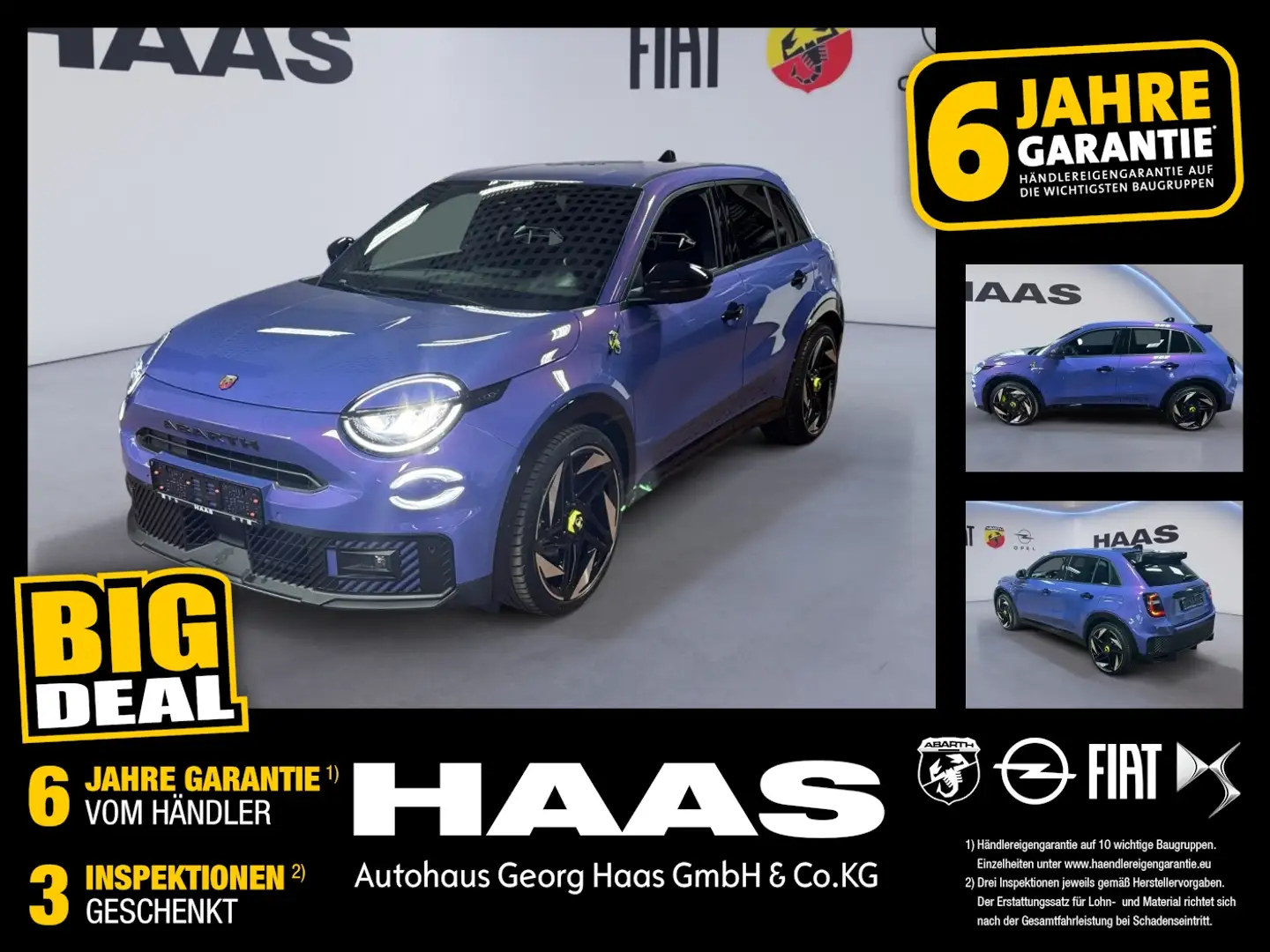 Abarth 600e 20 Zoll 280 PS Navigation Sport Paket - 1