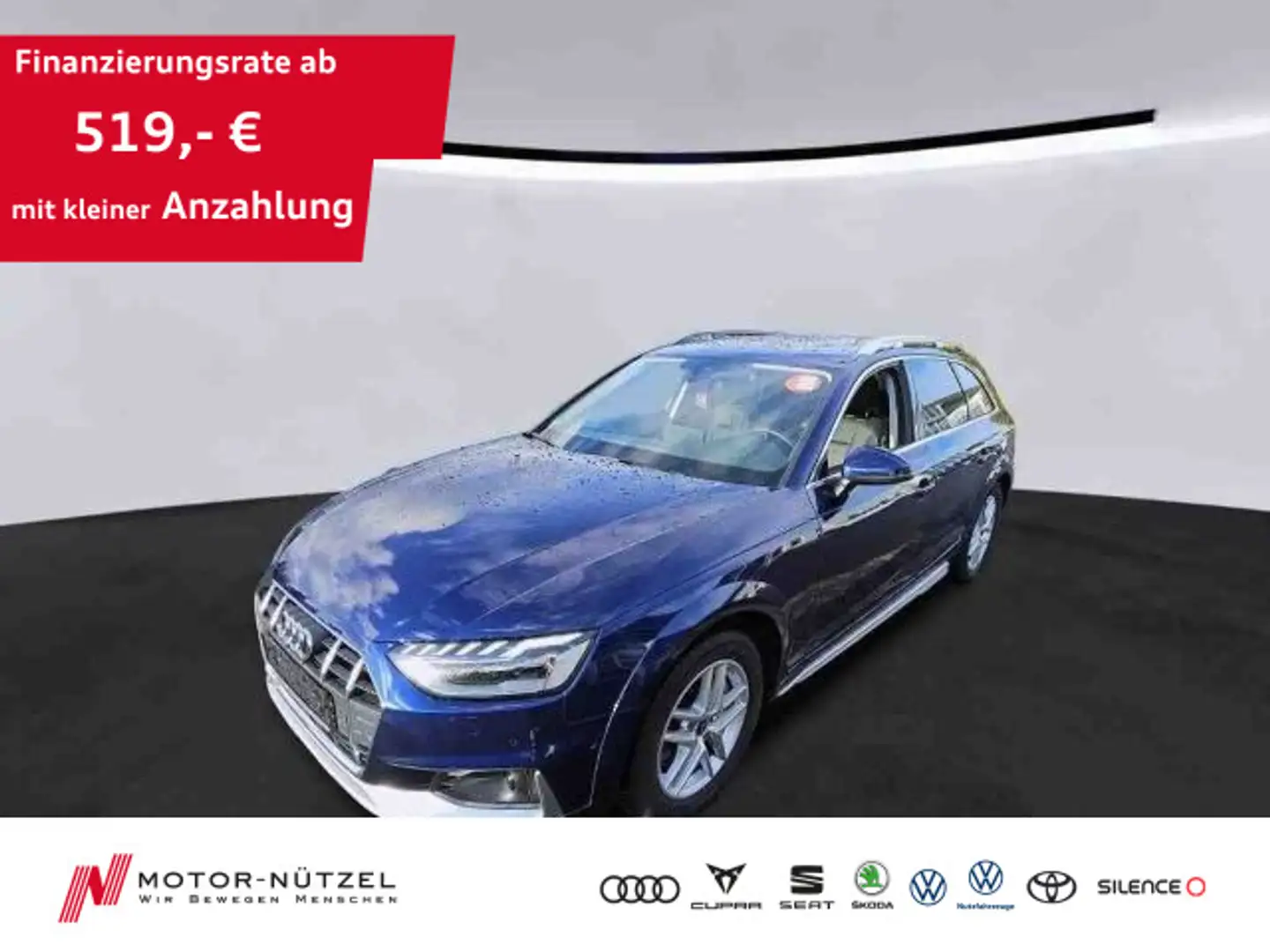 Audi A4 allroad A4 allroad quattro 45 TFSI 5JG+MATRIX+AHK+STDHZG Blau - 1
