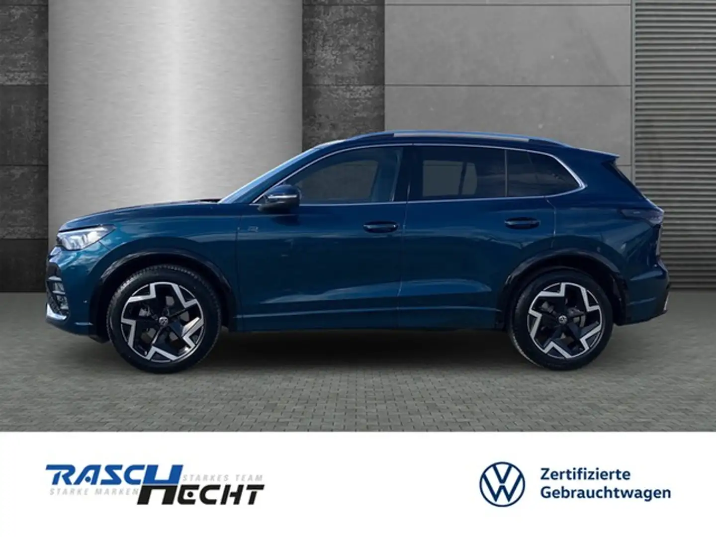 Volkswagen Tiguan R-Line 1.5 eTSI DSG*AHK*LED*NAVI*SHZ* Blau - 2