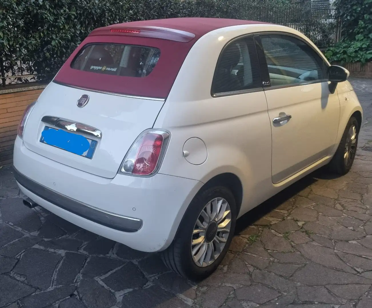 Fiat 500C 500 III 1.2 Lounge 69cv E6 Bianco - 2