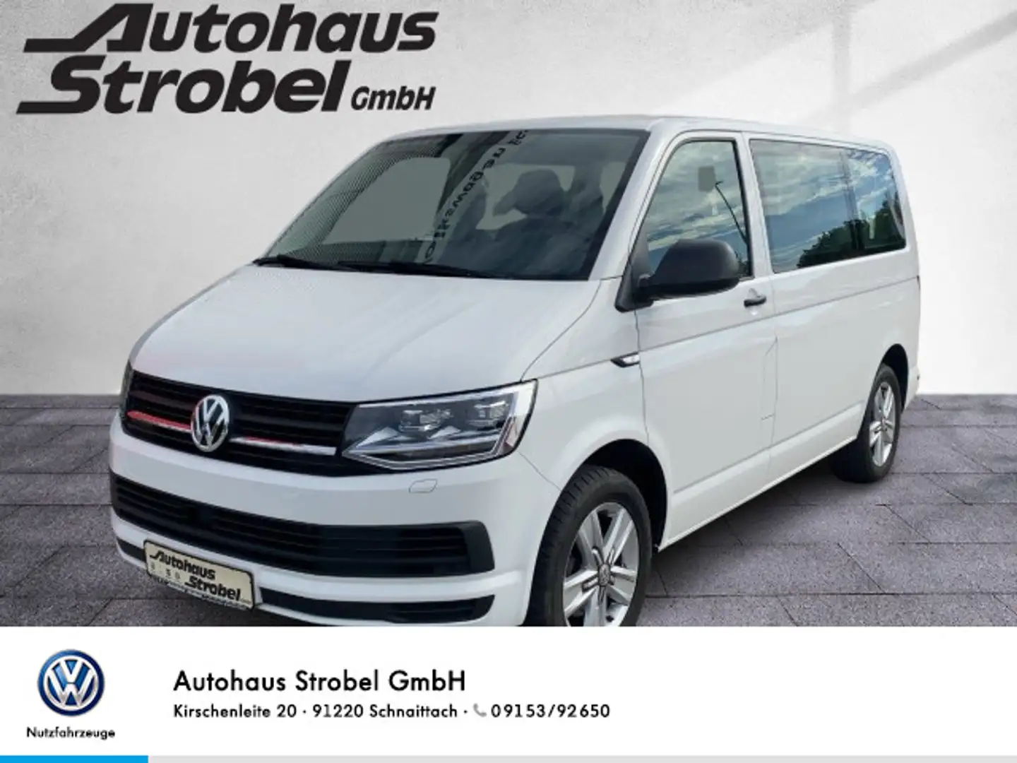 Volkswagen T6 Multivan 2.0 TDI DSG Trendline ACC AHK LED Pa Blanc - 1