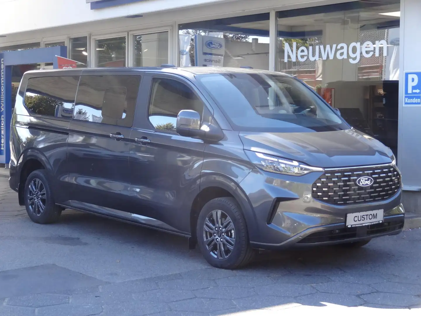 Ford Tourneo Custom L2 Titanium AHK LED RFK SHZ PDC Gris - 2