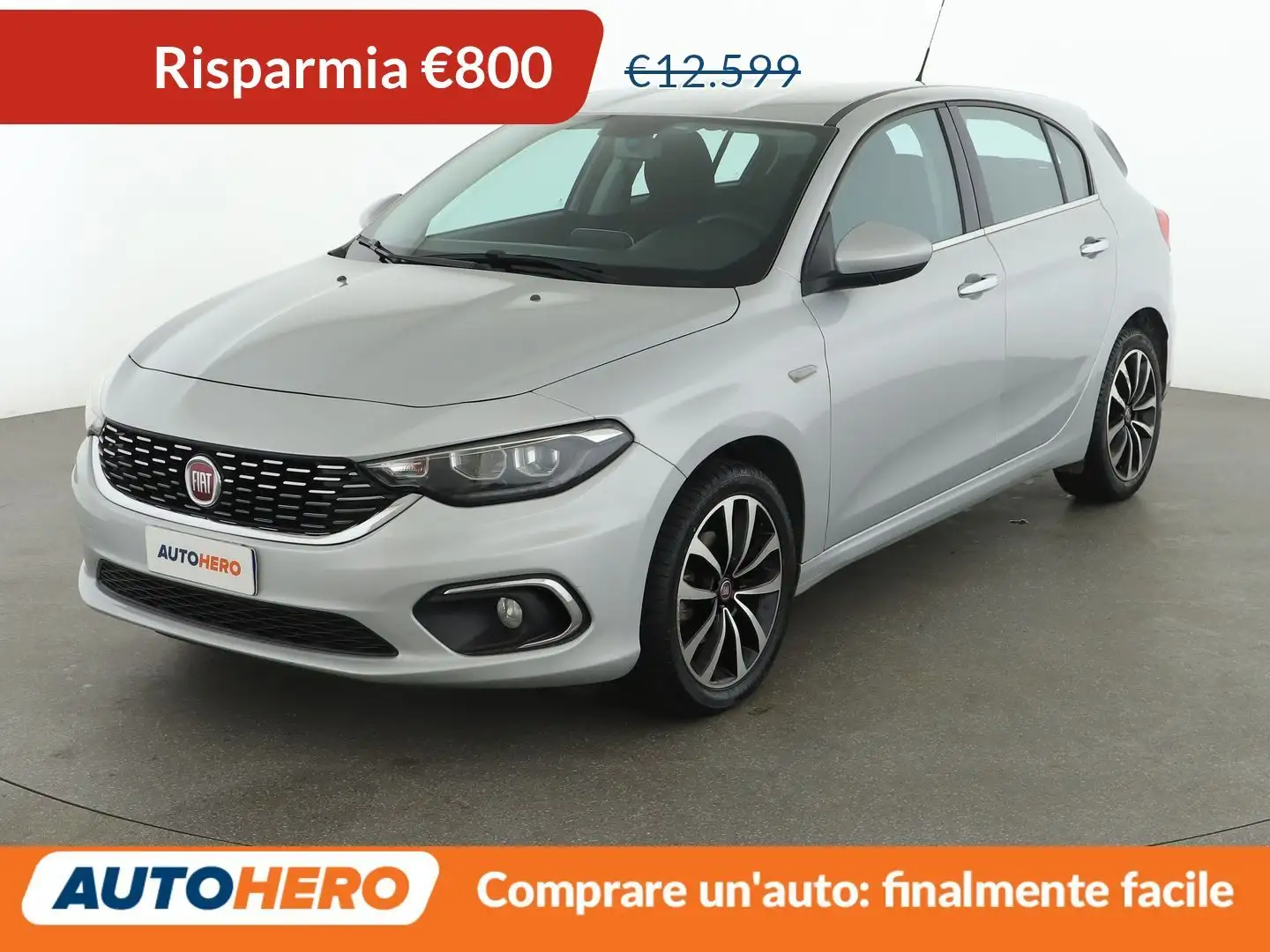 Fiat Tipo 1.6 JTDM Lounge DCT Gris - 1
