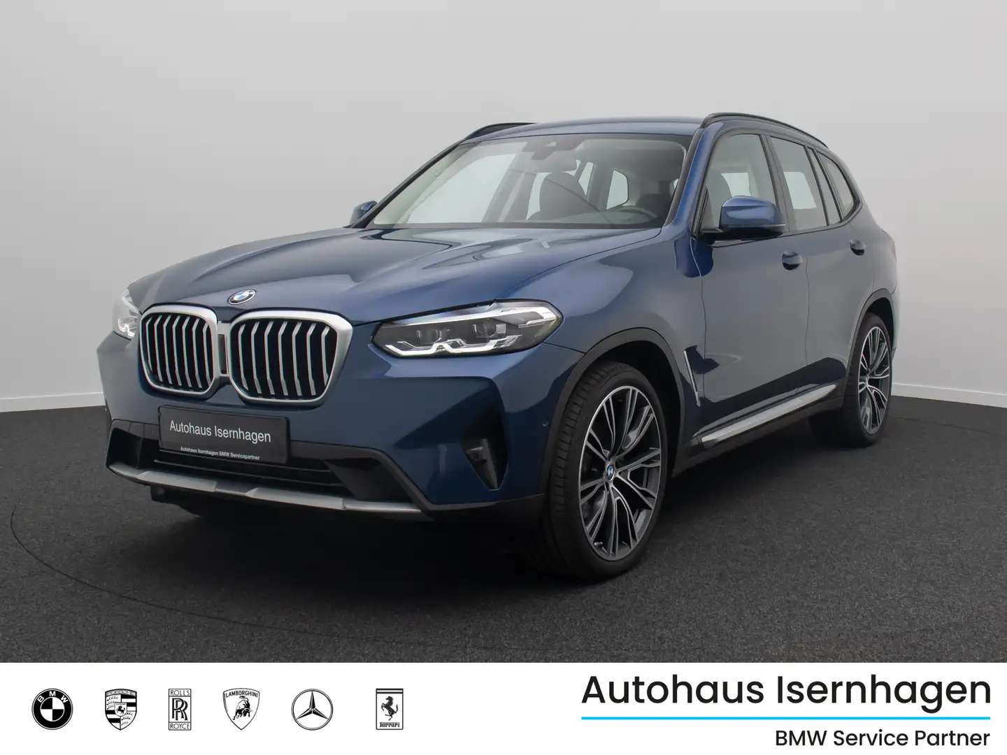 BMW X3 Kamera DAB HiFi AHK Leder Sport 21Zoll Blau - 1